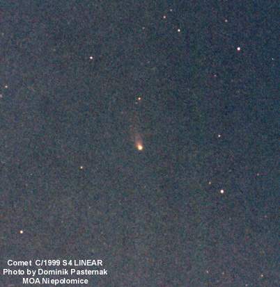 Kometa C/1999 S4 LINEAR (zdj 3)