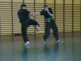 Przebieg seminarium urozmaicił m.in. pokaz walk Kung-Fu