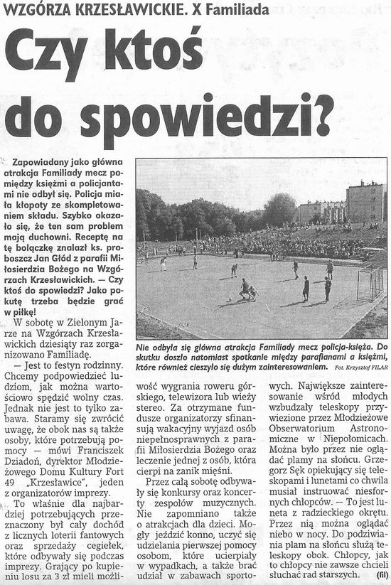 Wycinek z ''Gazety Krakowskiej'' z dnia 2002-09-02